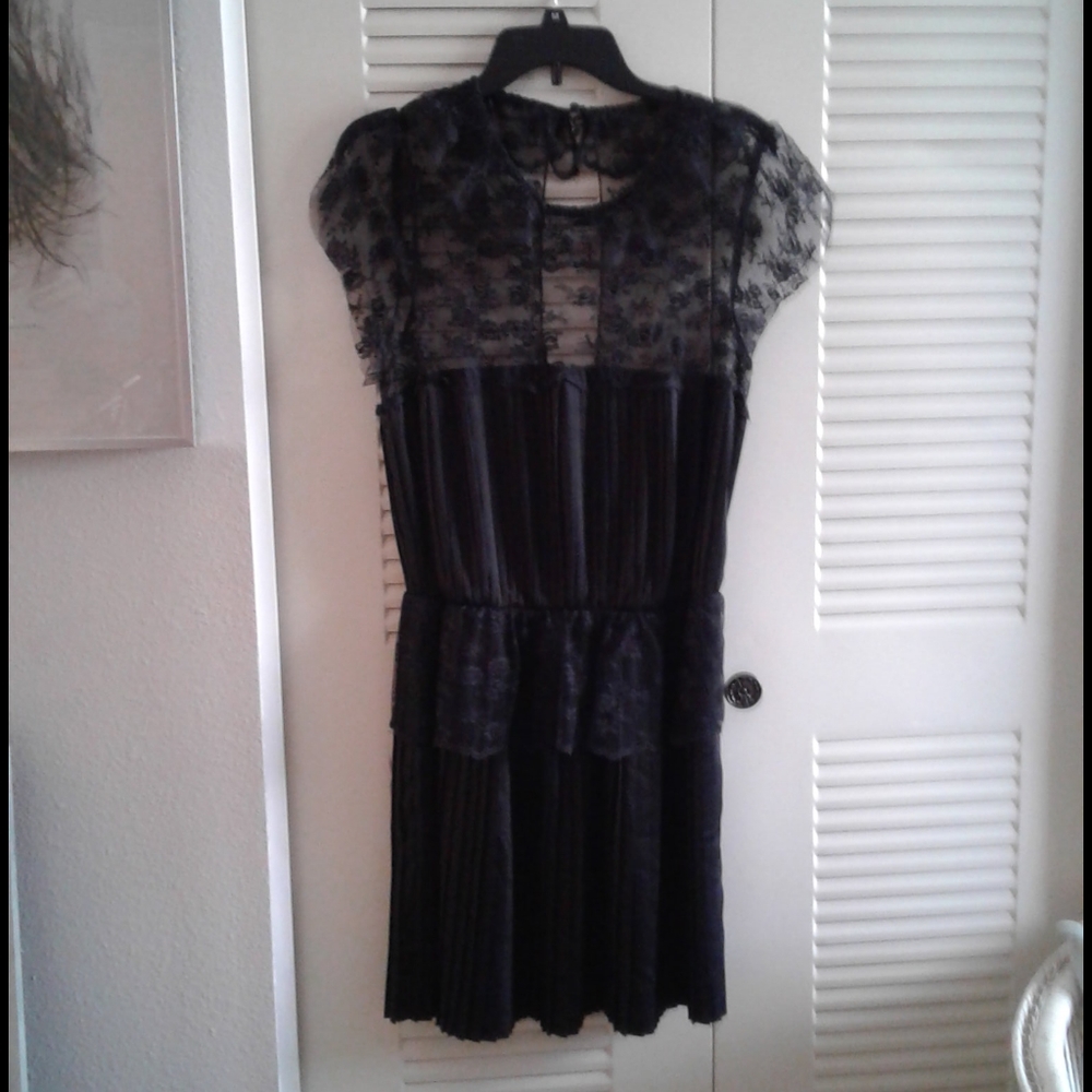 ☆ Sale If You Bundle 2 or more.  Sheer lace black dress